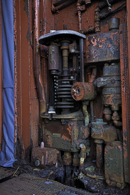 Train car awaiting restoration