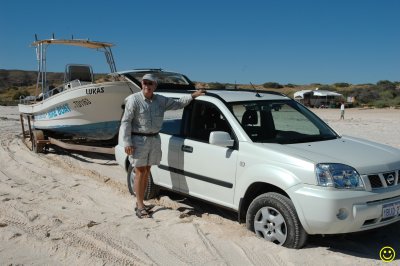 Bogged at boat ramp