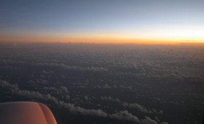 Central Pacific sunrise