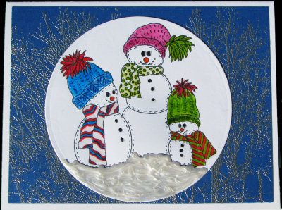 Christmas Card Snowmen