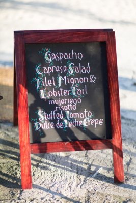 Custom Menu. Photo by: Otto Harring