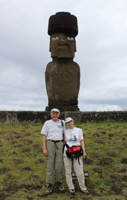 North American visitors and their new friend