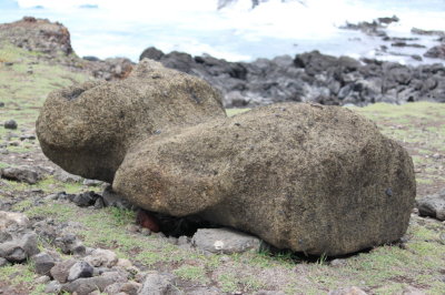 Severly eroded volcanic tuff