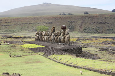 Ahu Tongariki - far view