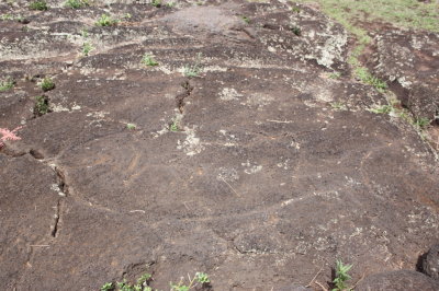Petroglyph near Ahu Tongariki