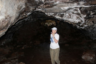 We followed the cave quite a ways
