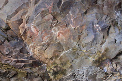Pictographs on the ceiling