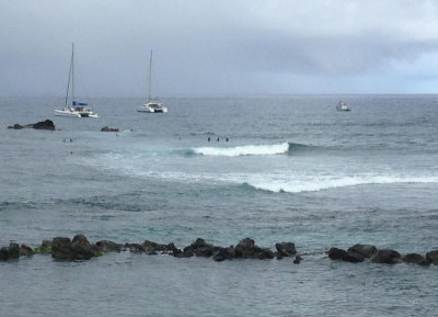 The break at Hanga Roa