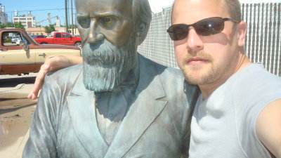 me and my hometown Pres, R B Hayes