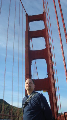 On the Golden Gate Bridge 