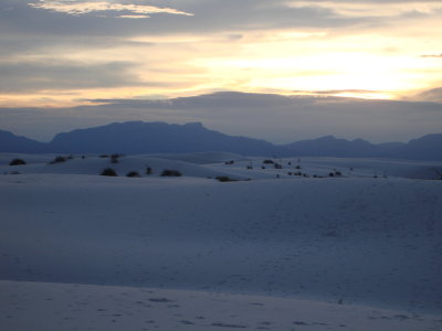 Setting sun