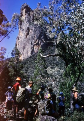 TAKING A BREATHER NEAR BELOUGERY SPIRE.