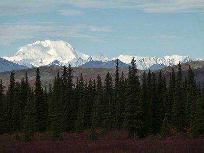 En roulant vers Talkeetna / Rolling towards Talkeetna