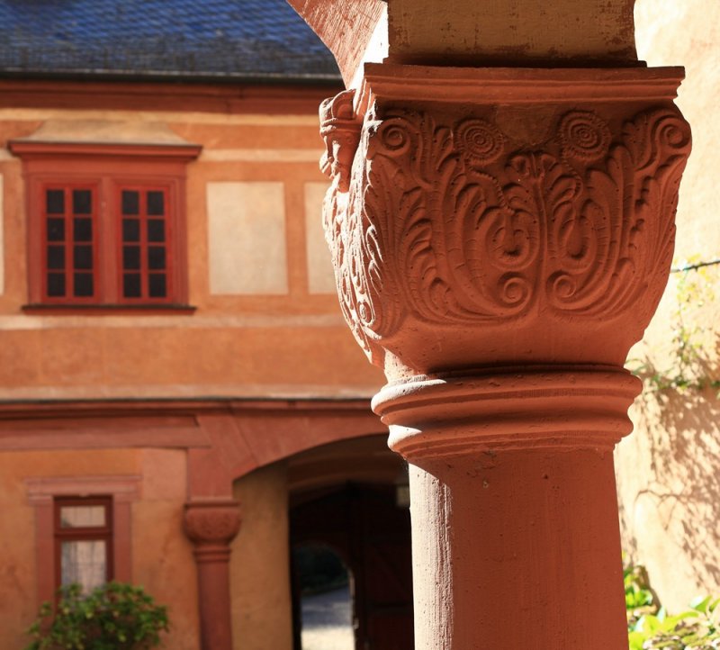 Courtyard Pillar