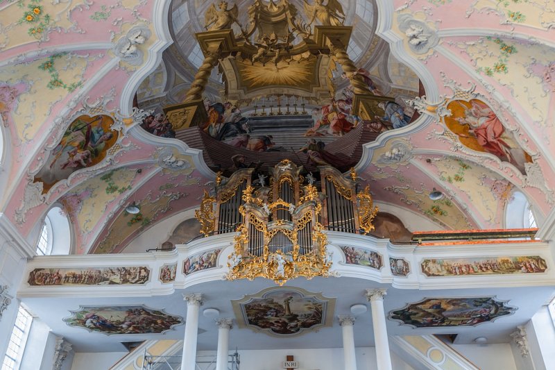 Ceiling Fresco and Organ