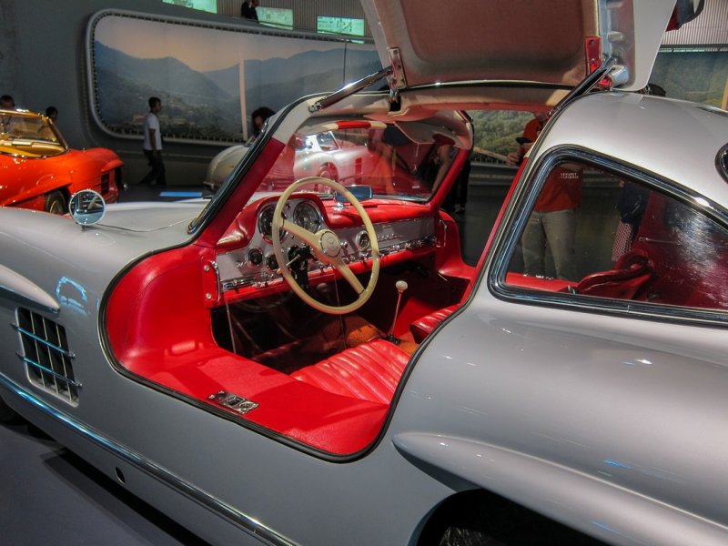1955 MB 300 SL Gullwing Interior