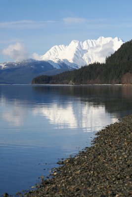 Quiet Cove, Towering Mountain