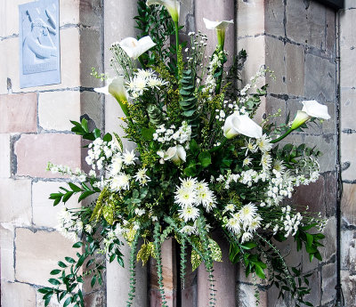 Flowers in Holy Trinity Church