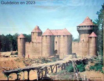 Guédelon, la construction d'un château fort médiéval 