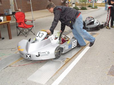 KYLE WEIGHS IN AFTER HIS FLIP AND A RIDE ON HIS HEAD NOTE THE BLACK PAVEMENT MARKS ON THE RIGHT SIDE OF HIS HELMET