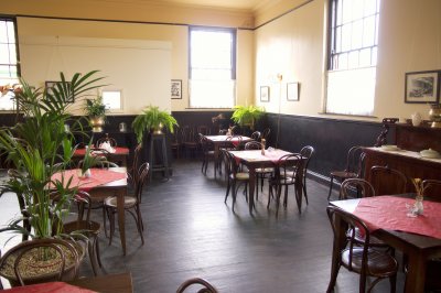 Inside the tea-room