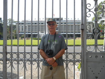 The former presidential palace in Ho Chi Minh City, once Saigon.