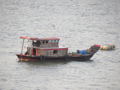 A typical local boat