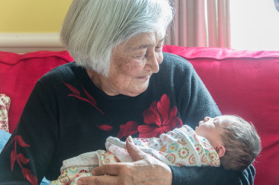 Frances Louise and her greatgrandmother Louise