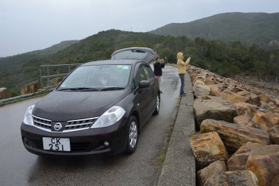 A Rainy and Windy Day at Sai Kung