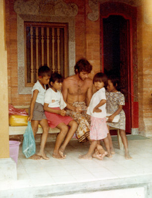 Jonathan Thomson in Bali circa 1980