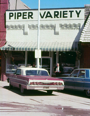 Russell Piper's  Variety Store - Greenfield Iowa - 1960's