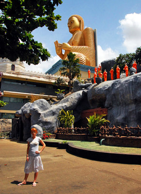 Golden Buddha Dambulla Sri Lanka