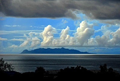 Savo Island from Honiara Solomon Islands