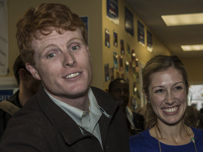 Joe Kennedy and fiance Lauren Anne Birchfield