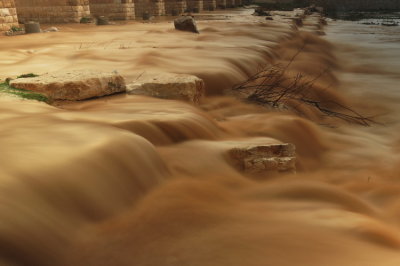 Flow streams after the rain in Beer Sheva(3)