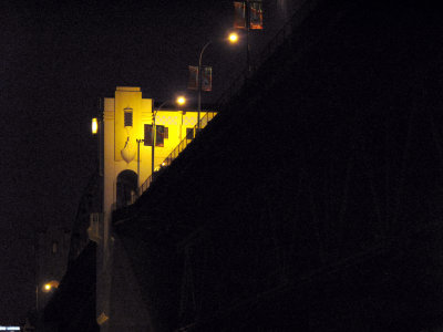 Burrard Bridge night