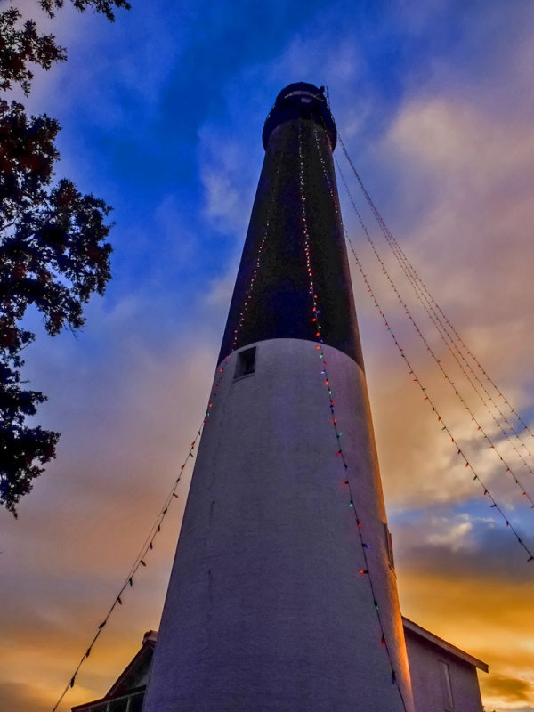 Lighthouse at Christmas, Pensacola, Florida, 2012