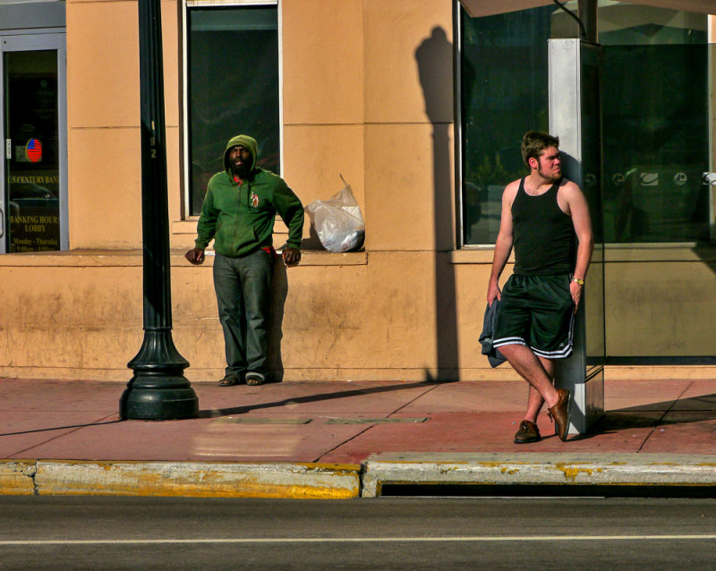 Bus stop, Miami Beach, Florida, 2013