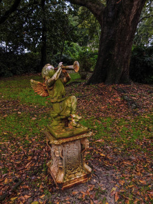 Rusting Angel, Houmas House Plantation, Darrow, Louisiana, 2012