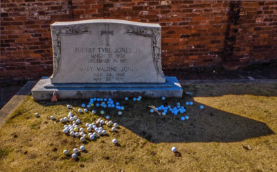 In tribute to Bobby, Oakland Cemetery, Atlanta, Georgia, 2013