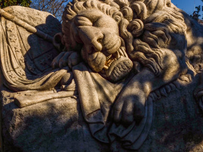 The Lion of the Confederacy, Oakland Cemetery, Atlanta, Georgia, 2013