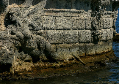 A barge of stone, Vizcaya, Miami, Florida, 2013