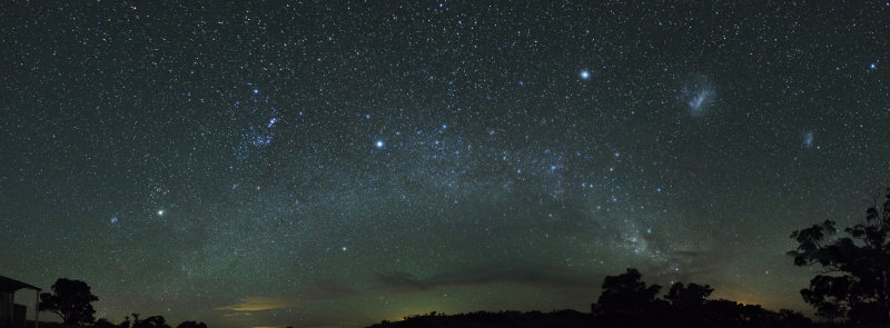 Orion Spiral Arm of Milky Way and Magellanic clouds 13 image mosaic