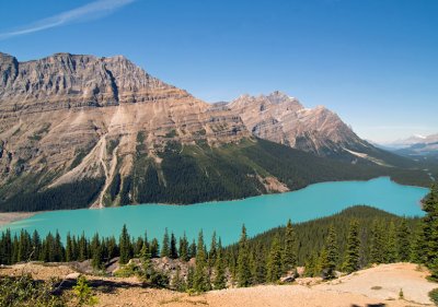 Classic 'High Noon' at Peyto Lake