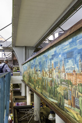 Mercado de la Cebada mural