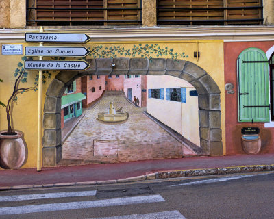 Walking uphill to discover the old town