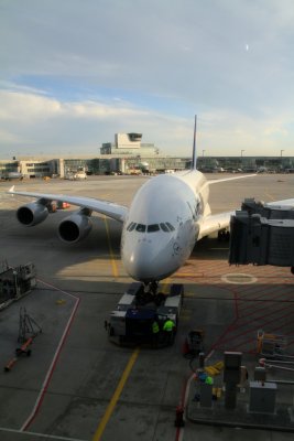 Airbus 380, our plane to Africa