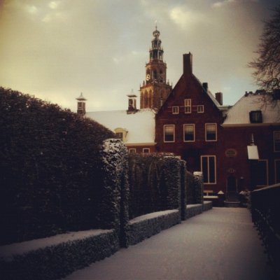 Snow in Groningen