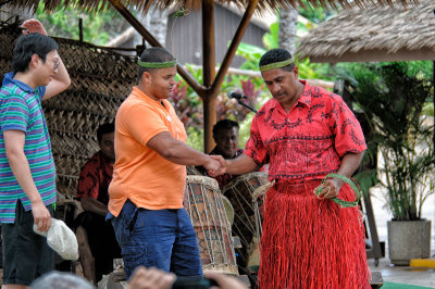 Tonga 2012 Drum beating contestants - all are winners