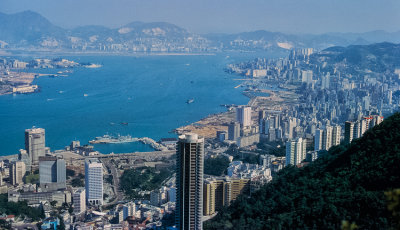 Hong Kong Island Victoria Peak view 